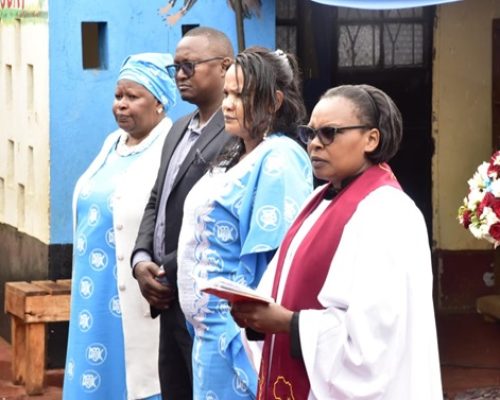 MOTHERS MERCY HOME CHAIRLADY WINNIE NJENGA ASSISTANT MANAGER CHARLES MUIGAI MANAGER CHARITY NJENGA MOTHERS MERCY HOME CHAPLAIN GRACE KIMONDO